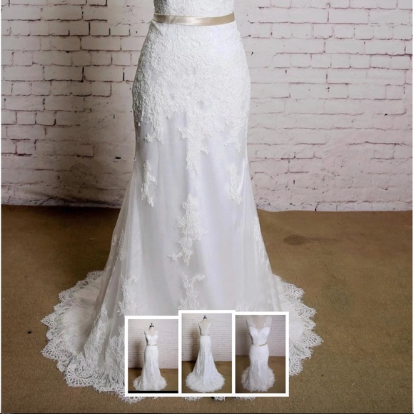 Size 4 Lace wedding dress - Picture 3 of 3